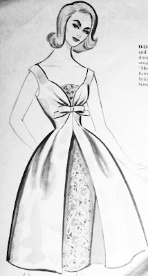 1958 fashion illustration