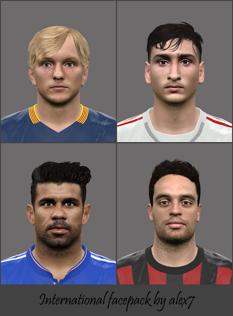 PES 2016 International facepack by alex7