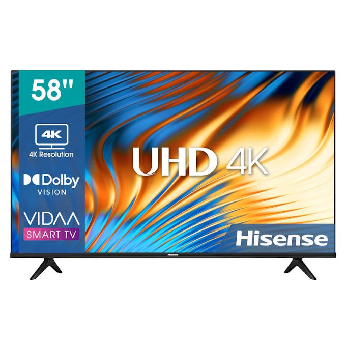 Hisense 4K UHD Smart VIDAA TV 58 Inch (2022 New)