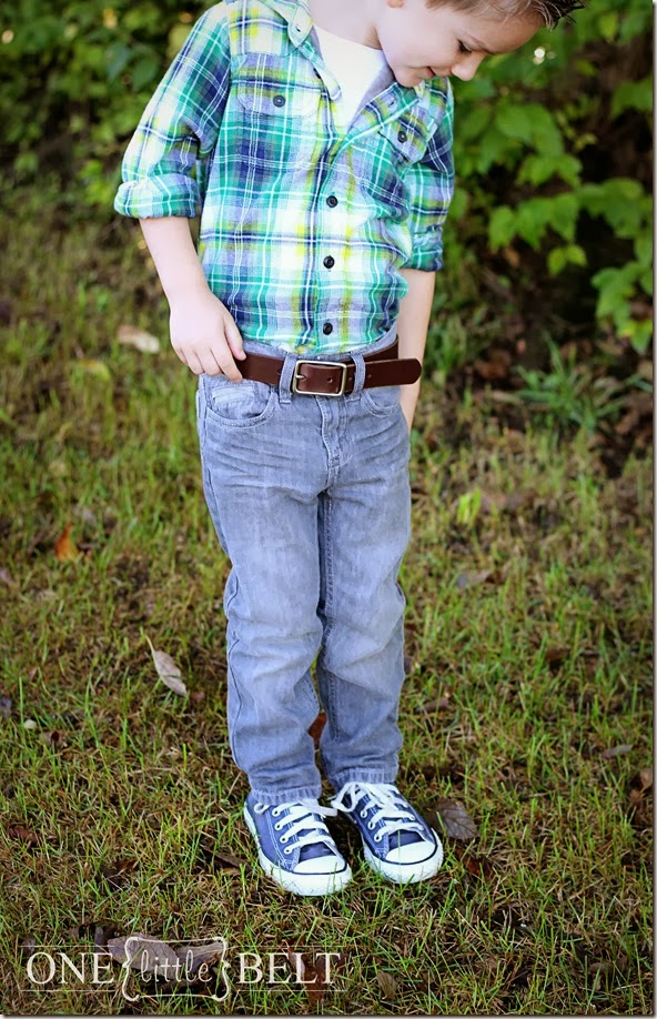 Plaid, skinny jeans and Converse