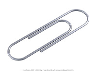 isolated paper clip Penemuan benda benda sederhana yang sangat berguna