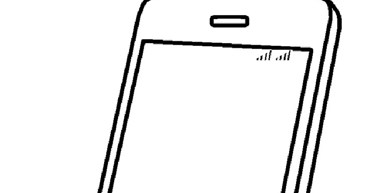 Mewarnai Gambar Mewarnai Gambar Sketsa  Handphone 4