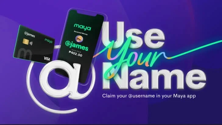 You may now send and receive money with Maya using @UseYourName!