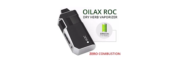 Infographics of Oilax Roc vaporizer