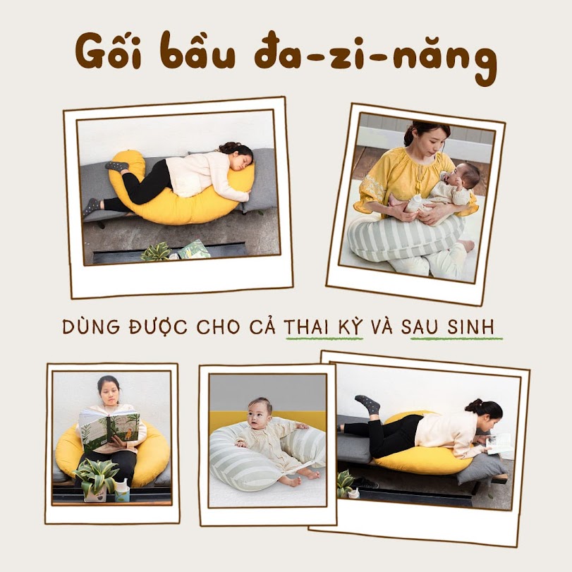 [A159] Gối Bà Bầu - Gối chữ C - Gối ngủ cho Bà Bầu loại nào tốt nhất