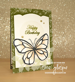 scissorspapercard, Stampin' Up!, CASEing The Catty, Beautiful Day, Magnolia Blooms, Magnolia Lane DSP, Magnolia Memories Dies, Subtle TIEF, Stampin' Blends