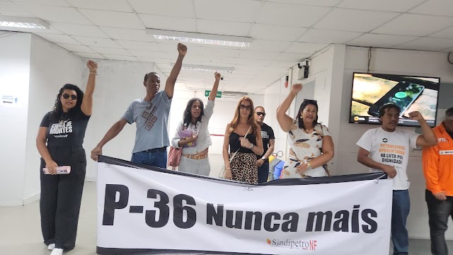 Ato no Heliporto do Farol lembra os 23 anos da tragédia da P-36