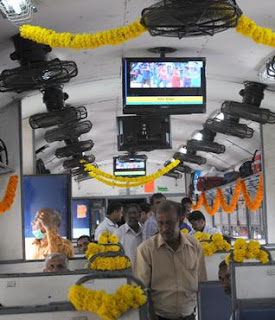 reliance digital tv on trains