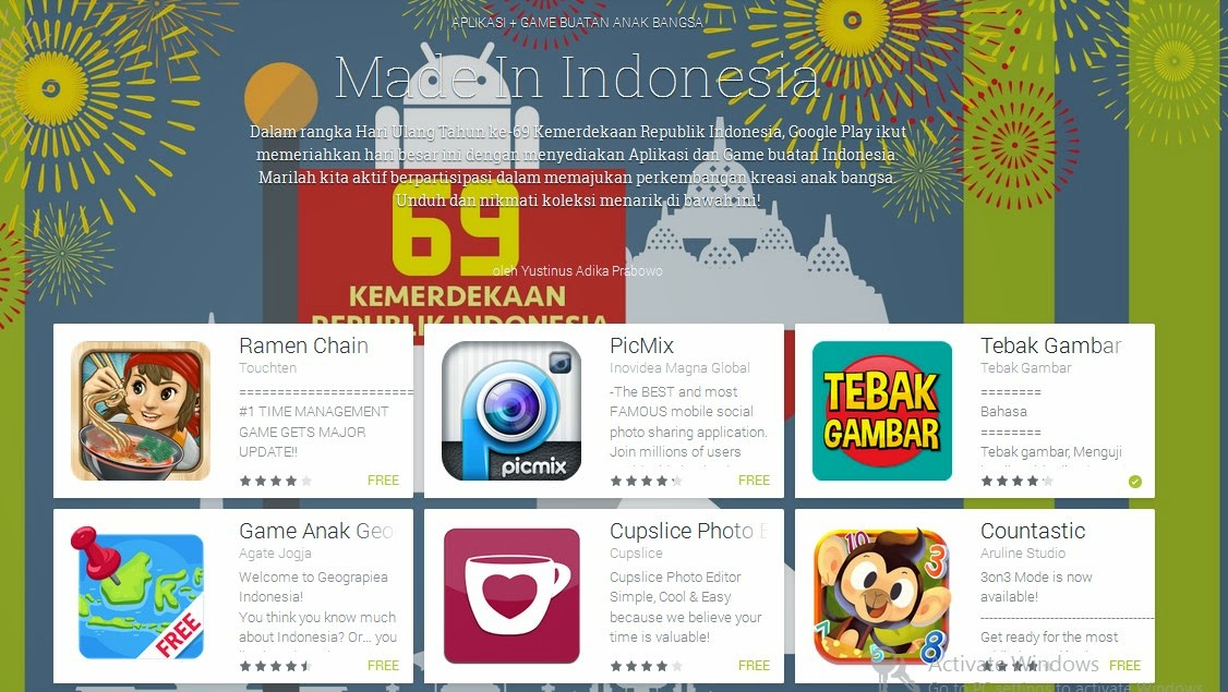 Aplikasi Made In Indonesia di Google Play