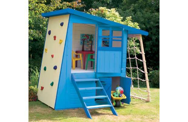 Playhouse Climbing Wall