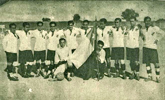 📸CLUB SOCIAL Y DEPORTIVO COLO COLO 📆Temporada 1926-27. ➡️Plantel de Colo Colo en su gira por Europa. REAL UNIÓN DEPORTIVA 2 🆚 COLO COLO 6. Domingo, 01/05/1927. Partido amistoso. Valladolid, Campo de la Sociedad Taurina. GOLES: ⚽Colo Colo: David Arellano, Horacio Muñoz (2), Guillermo Subiabre (2), Humberto Moreno. Los resultados de los  partidos pasaron a un segundo plano, cuando, en el 2º de ellos, David Arellano, capitán y máxima figura del Colo Colo, fue golpeado de forma fortuita en el estómago por el jugador David Hornia, lo que lo obligó a retirarse de la cancha, falleciendo al día siguiente en su habitación del Hotel Inglaterra debido a una peritonitis traumática no detectada por los médicos