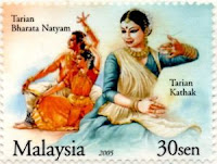 Stamp on Bharatanatyam-Kathak
