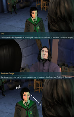 Hogwarts Mystery fotonovela snape