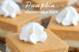 PUMPKIN CHEESECAKE BARS