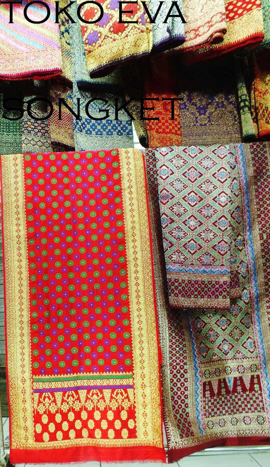 Jual Songket  Palembang Ulos Batak  kain tenun Indonesia 