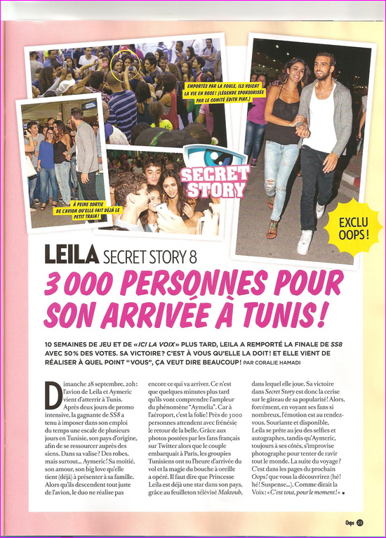 Aymeric et Leila dans Oops