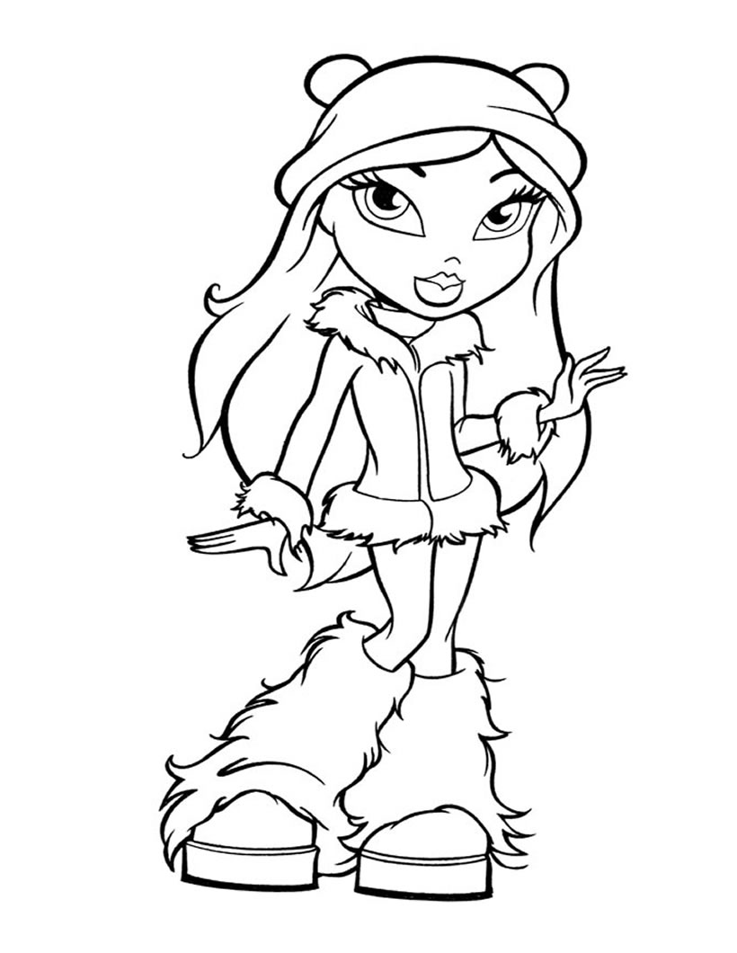 BRATZ COLORING PAGES