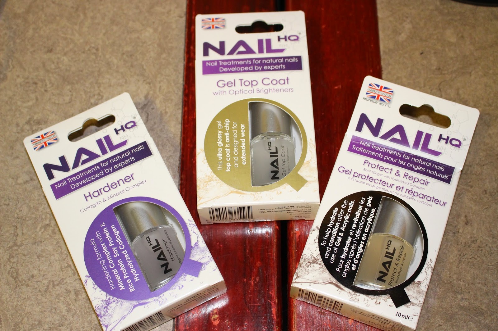 Nail HQ- Hardener, Gel Top Coat and Protect review