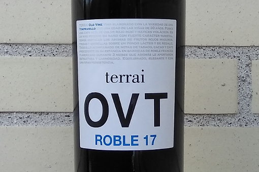 Vino tinto Terrai ovt roble