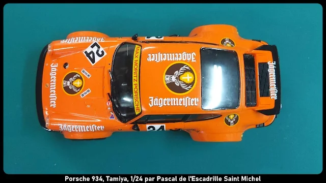 maquette de la Porsche Turbo RSR type 934 de Tamiya au 1/24.