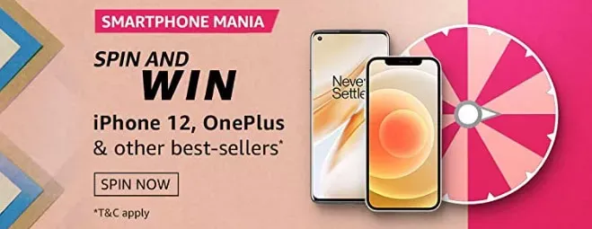  Smartphone Mania Spin and Win