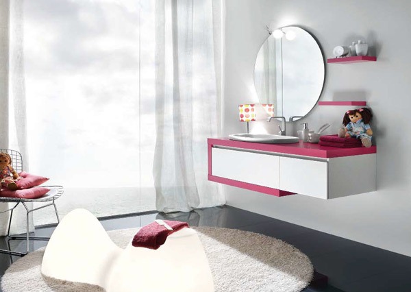 Desain Kamar Mandi Pink Cantik | Rancangan Desain Rumah 