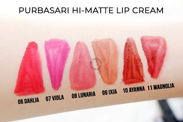 Purbasari Hydra Series Hi-Matte Lip Cream - New Color 06-11 review