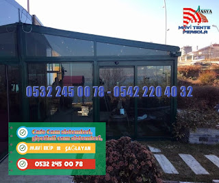 Cafe Cam sistemleri, giyotinli cam sistemleri, Cam ile kapama. MAVİ CAM 0532 245 00 78  Cam ile Kapatma, Cam Kapatma Uygulayıcısı, Mavi Cam, 0532 245 00 78  Kış bahçesi, Kısaca; Cam vb. örtü ile çevrelenmiş içinde oturulabilir bahçe. Çevresi camlarla çevrili küçük cam evler görünümündeki kış bahçeleri, evlerde dört mevsim sıcak ve aydınlık bir bahçe keyfi yaşatır.