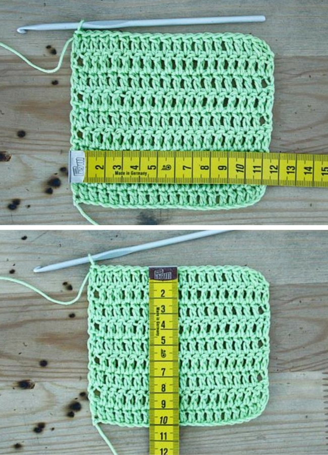 Crochet: how you should swatch | Happy in Red