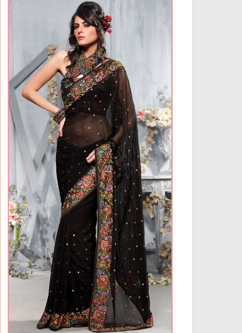 Indian Saree Designs  Sarees for Party  Indian Fashion 