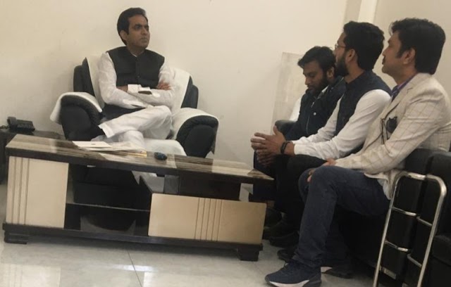 विधायक पंकज का आश्वासन जल्द होगा कार्य पूरा