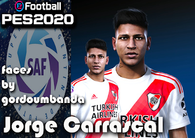 PES 2020 Faces Jorge Carrascal by Gordoumbanda