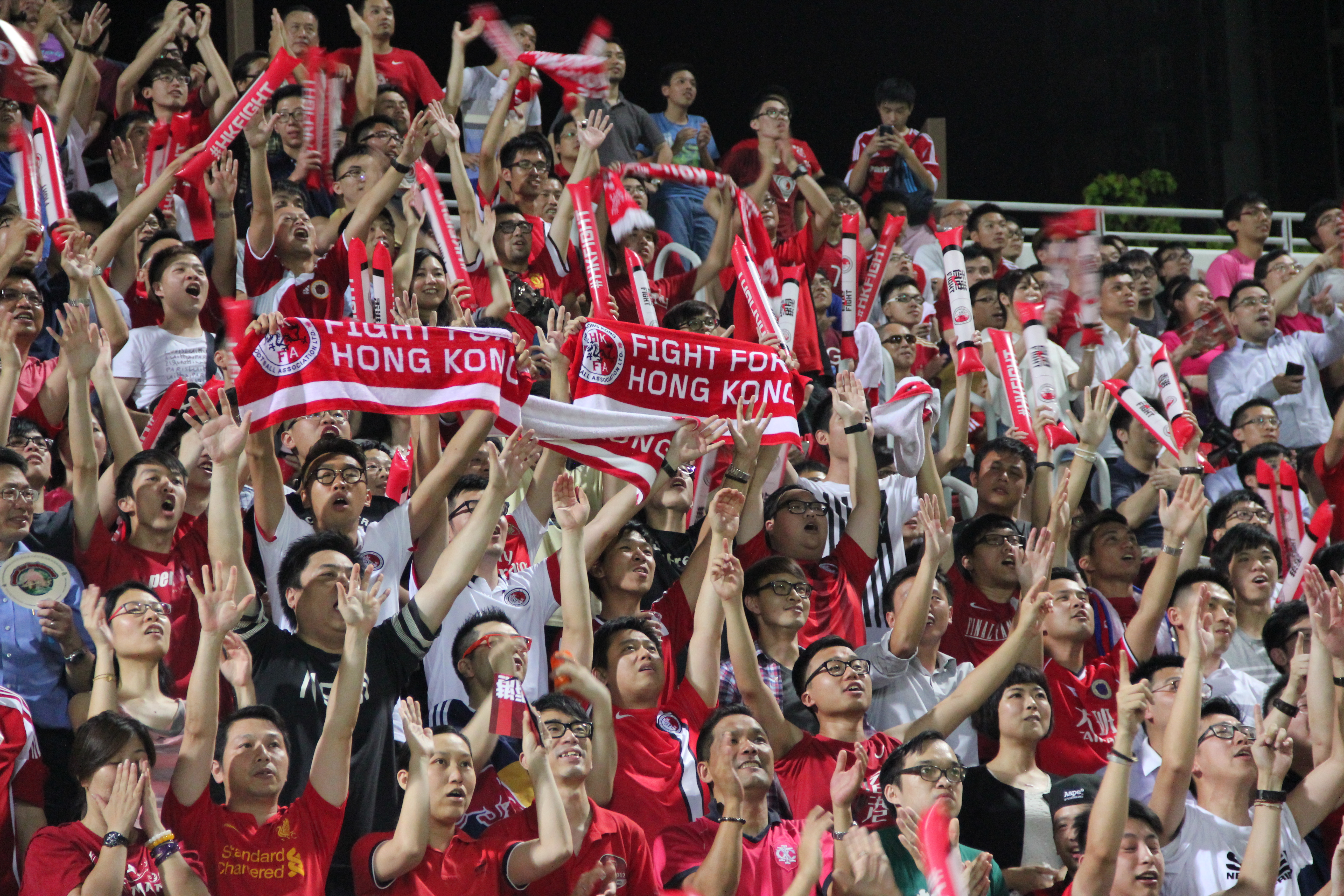 HK World Cup fans.