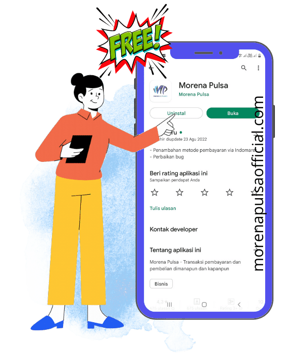 pendaftaran morena pulsa