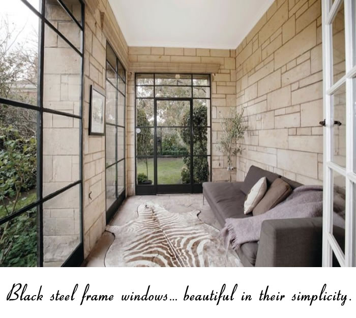 Black Steel Framed Windows : just simple. » glamour drops