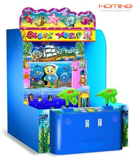 Chassez avec des machines de jeu de ,redemption du monde d'océan de jeu de l'eau,arcade redemption game machine,arcade games