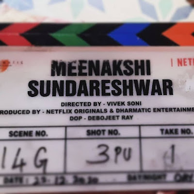 Meenakshi Sundareshwar movie shoot