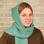 Knifty Knitter Hooded Scarf