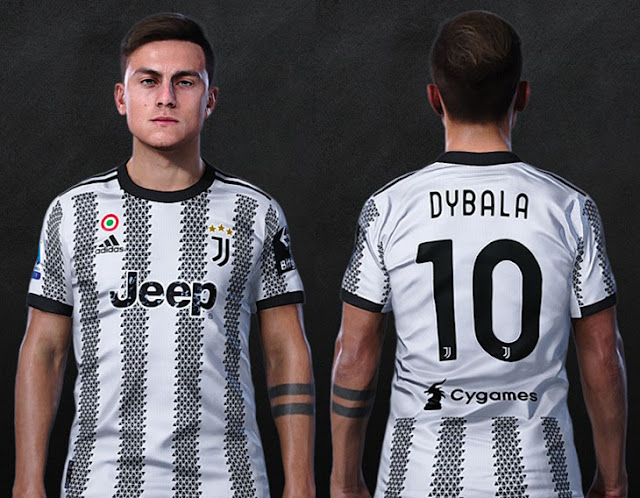 Juventus New Home Kits Season 2022-2023 For eFootball PES 2021