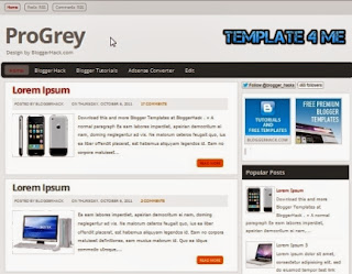 Template Blog ProGey Super SEO Friendly