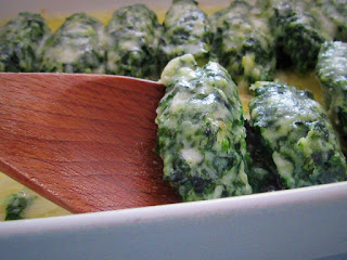 Spinach dumplings