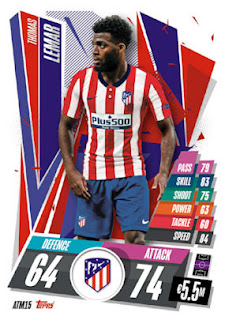 Topps Match Attax 2020-2021 Club Atlético de Madrid Set