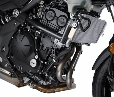 2011 Kawasaki Ninja 650R Engine View