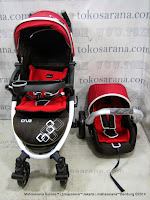 Kereta Bayi LightWeight BabyElle BS-S702TS Cruz T Travel System