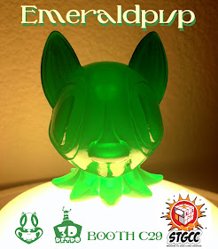 Singapore Toy, Game and Comic Convention Exclusive “Emeraldpup” Octopup Vinyl Figure by Nathan Hamill