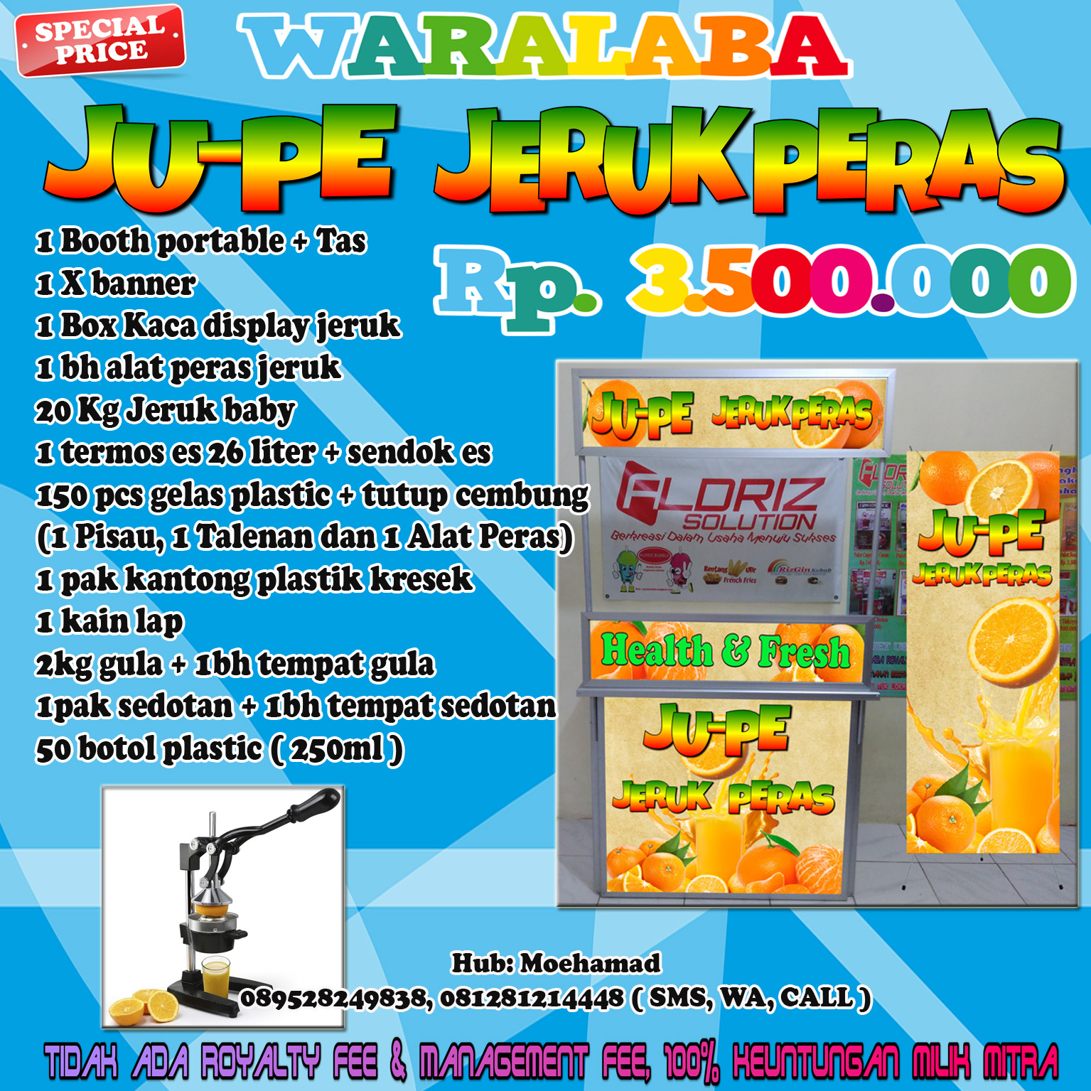 Waralaba Aldriz Solution Promo Paket Usaha Makanan 