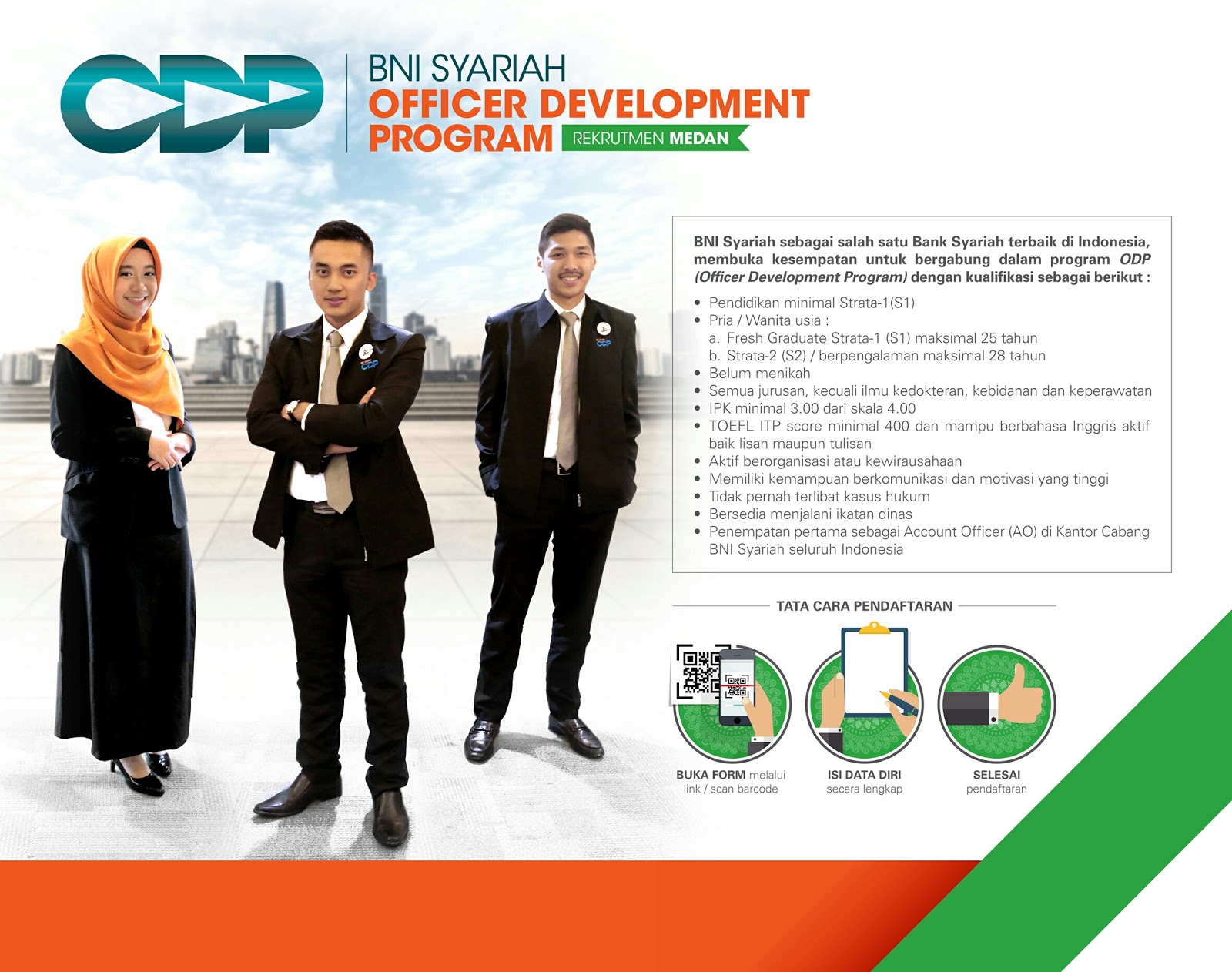 Rekrutmen Karyawan Bank BNI Syariah  ODP Officer Development Program  JobShareIDu2122