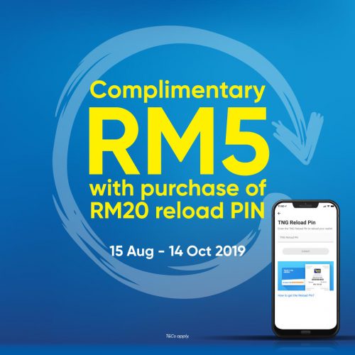 Get Complimentary Touch 'n eWallet Reload Pin worth RM5 ...