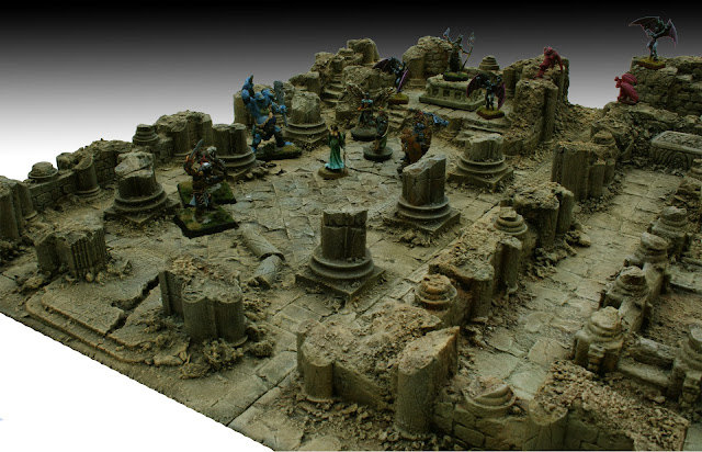 Manorhouse Workshop: Modular Ruined Abbey Scenery - Warhammer Age of Sigmar - Frostgrave Miniature Fantasy Terrain