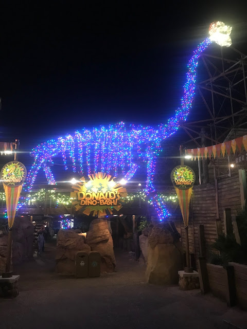 Dinoland USA Fossil Christmas Lights Disney's Animal Kingdom